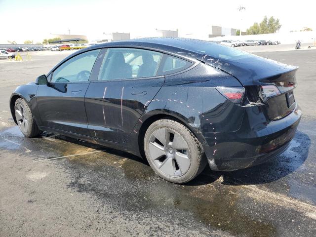5YJ3E1EA2NF290854 - 2022 TESLA MODEL 3 შავი ფოტო 2