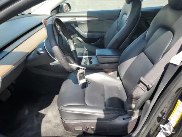 5YJ3E1EA2NF290854 - 2022 TESLA MODEL 3 შავი ფოტო 7