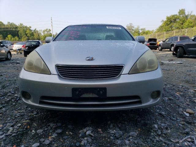 JTHBA30G565169932 - 2006 LEXUS ES 330 SILVER photo 5