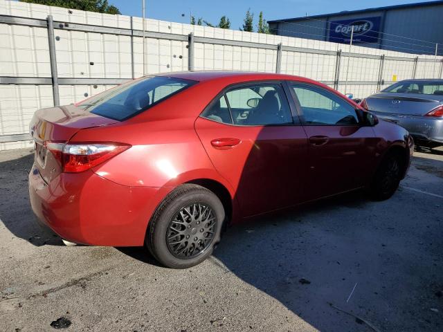 5YFBURHE0GP430399 - 2016 TOYOTA COROLLA L RED photo 3