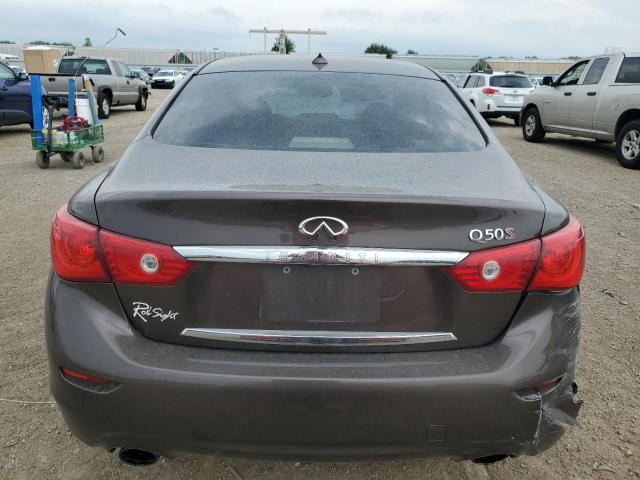 JN1BV7AP6EM670945 - 2014 INFINITI Q50 BASE TAN photo 6