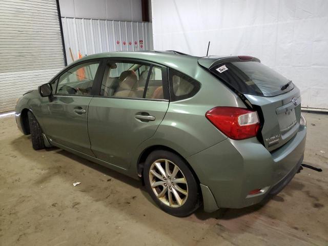 JF1GPAC69E8309089 - 2014 SUBARU IMPREZA PREMIUM GREEN photo 2