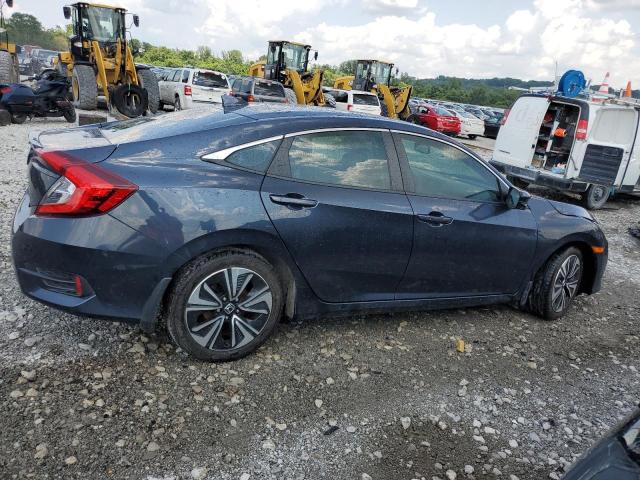 19XFC1F72JE000487 - 2018 HONDA CIVIC EXL ლურჯი ფოტო 3