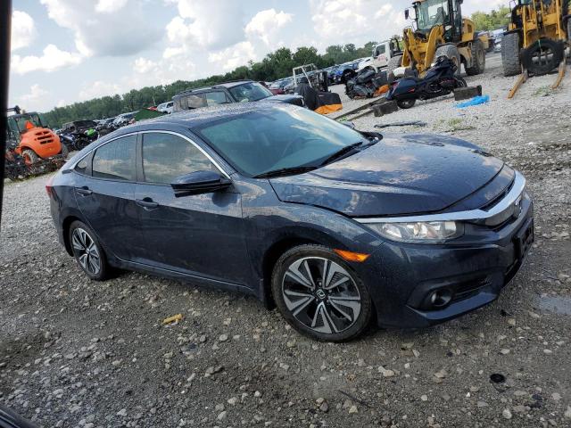 19XFC1F72JE000487 - 2018 HONDA CIVIC EXL ლურჯი ფოტო 4