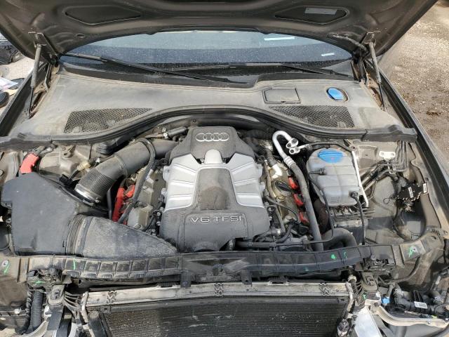 WAUHGAFC1FN007442 - 2015 AUDI A6 PRESTIGE ყავისფერი ფოტო 11