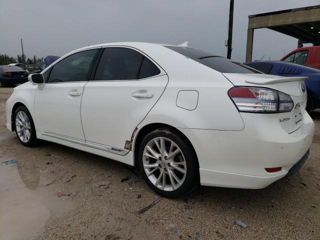 JTHBB1BA8A2011525 - 2010 LEXUS HS 250H WHITE photo 2