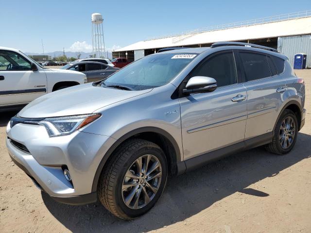 JTMDJREV0JD233796 - 2018 TOYOTA RAV4 HV LIMITED SILVER photo 1