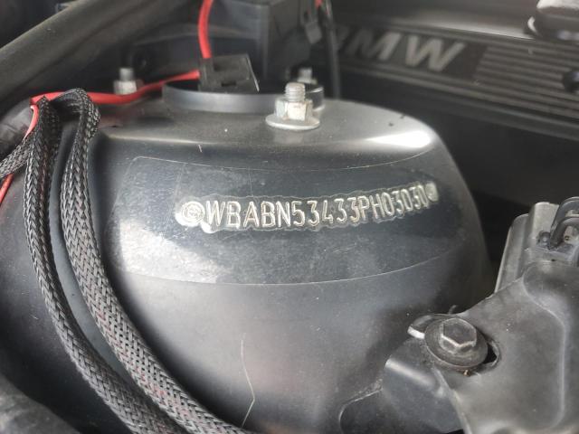 WBABN53433PH03030 - 2003 BMW 330 CI BLACK photo 12