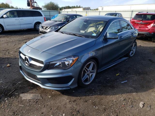 WDDSJ4EBXEN048063 - 2014 MERCEDES-BENZ CLA250 250 BLUE photo 2