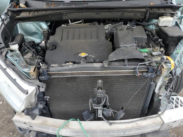 5TDJKRFH0FS189187 - 2015 TOYOTA HIGHLANDER XLE 绿色 照片 12