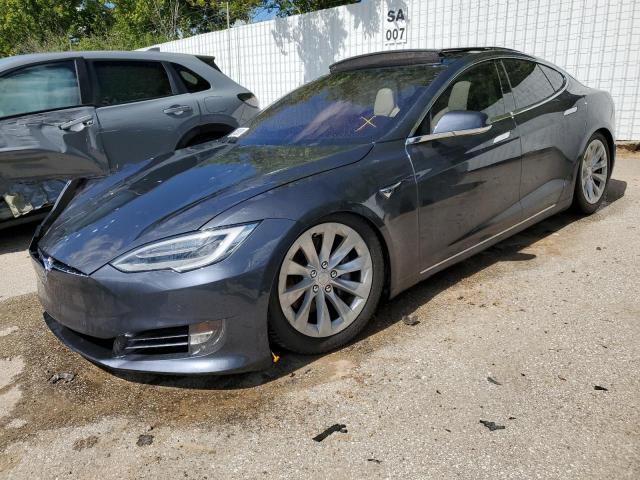 5YJSA1E29JF244223 - 2018 TESLA MODEL S Մոխրագույն լուսանկար 1
