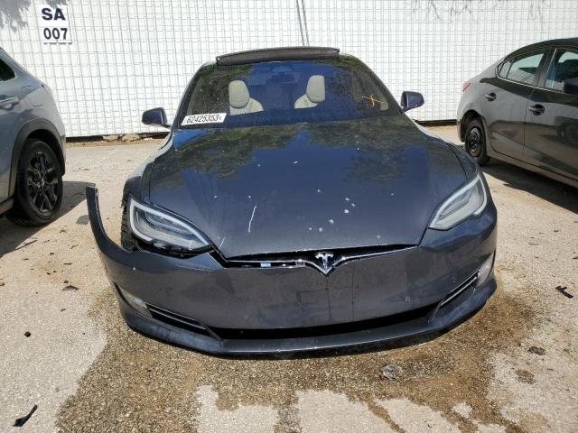 5YJSA1E29JF244223 - 2018 TESLA MODEL S Մոխրագույն լուսանկար 5