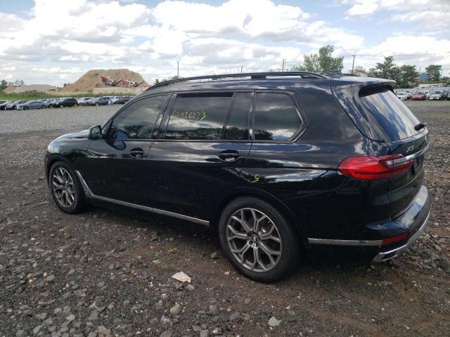 5UXCW2C03N9L67897 - 2022 BMW X7 XDRIVE40I BLACK photo 2