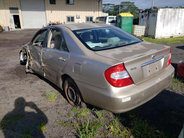 JTDBE30K030174524 - 2003 TOYOTA CAMRY LE 金色 照片 2