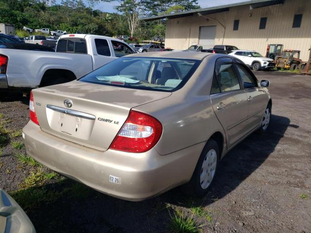 JTDBE30K030174524 - 2003 TOYOTA CAMRY LE 金色 照片 3