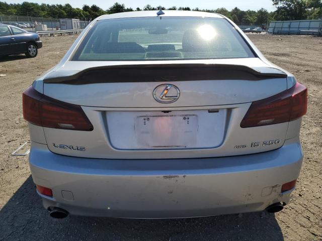 JTHCK262182025886 - 2008 LEXUS IS 250 SILVER photo 6