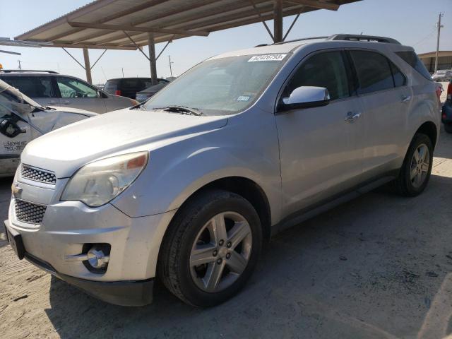 2GNFLHE34F6386514 - 2015 CHEVROLET EQUINOX LTZ SILVER photo 1