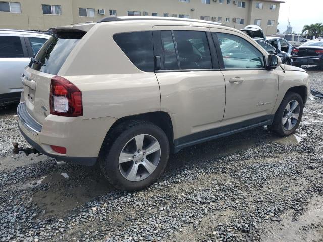 1C4NJDEB4GD802736 - 2016 JEEP COMPASS LATITUDE BEIGE photo 3