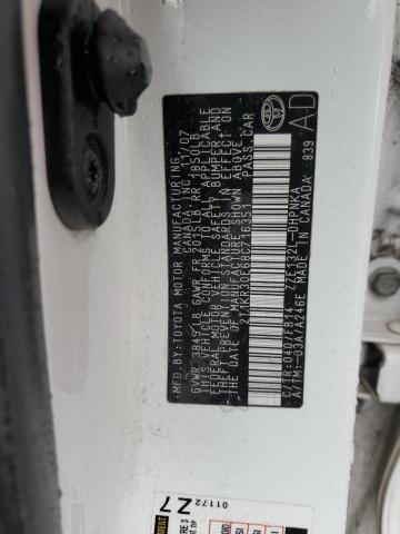 2T1KR30E68C716351 - 2008 TOYOTA COROLLA MA XR WHITE photo 12