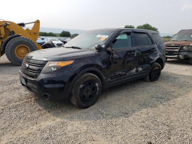 1FM5K8ARXEGB79802 - 2014 FORD EXPLORER POLICE INTERCEPTOR BLACK photo 1
