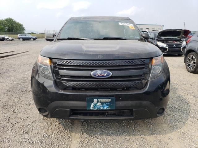 1FM5K8ARXEGB79802 - 2014 FORD EXPLORER POLICE INTERCEPTOR BLACK photo 5