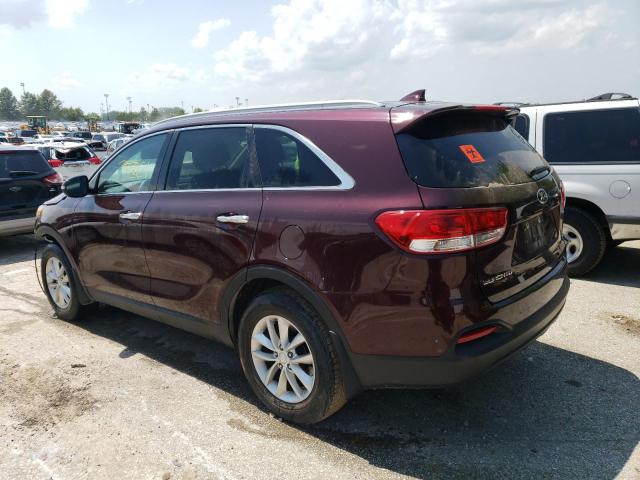 5XYPG4A37HG243028 - 2017 KIA SORENTO LX BURGUNDY photo 2