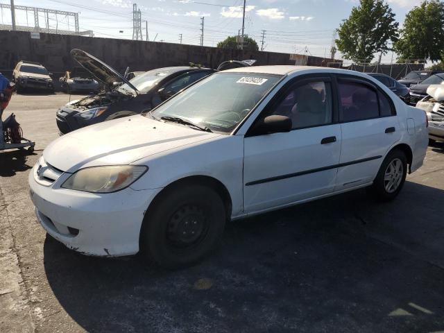 2HGES16305H563111 - 2005 HONDA CIVIC DX VP WHITE photo 1