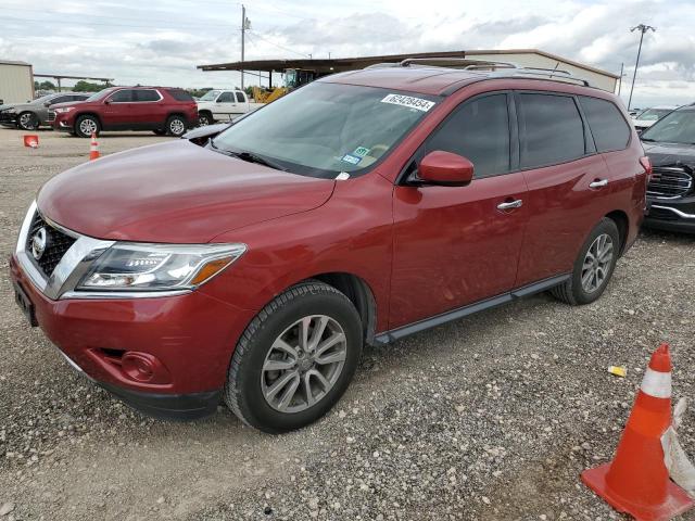 5N1AR2MN1DC615099 - 2013 NISSAN PATHFINDER S RED photo 1