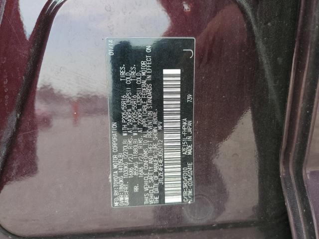 JTLZE4FE4EJ052112 - 2014 TOYOTA SCION XB PURPLE photo 13