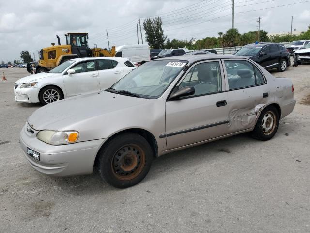 1NXBR12E1YZ328444 - 2000 TOYOTA COROLLA VE GRAY photo 1