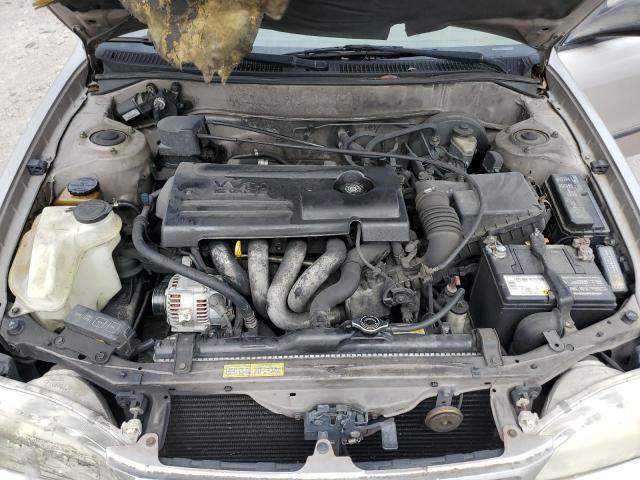 1NXBR12E1YZ328444 - 2000 TOYOTA COROLLA VE GRAY photo 11