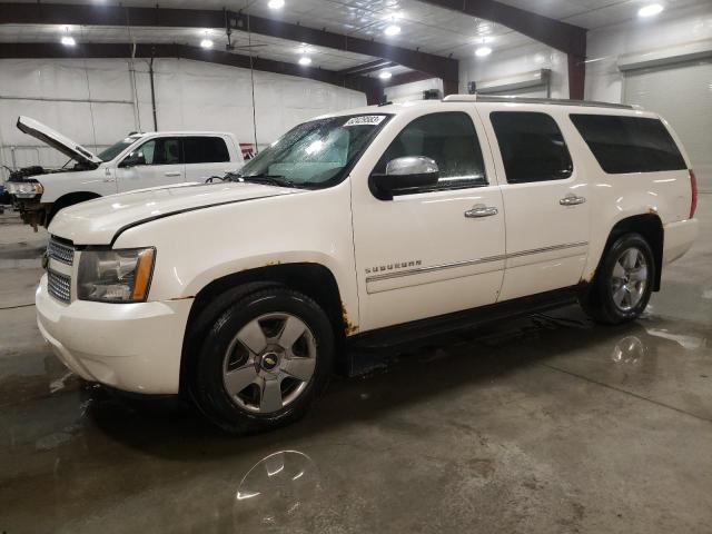 1GNUKKE34AR274879 - 2010 CHEVROLET SUBURBAN K1500 LTZ WHITE photo 1