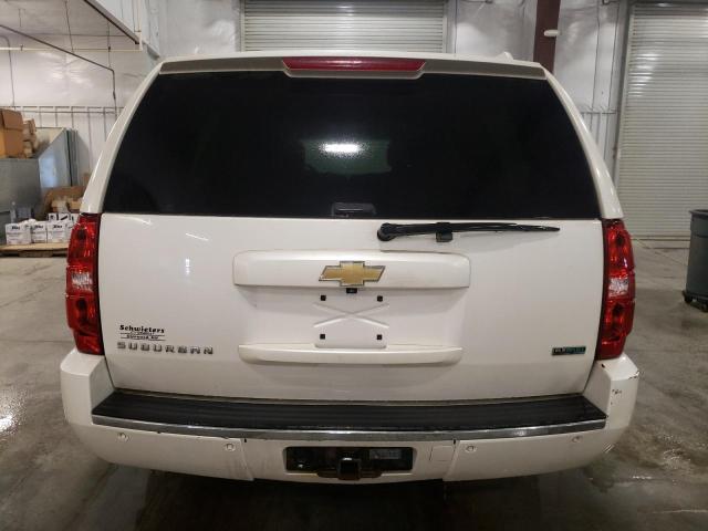 1GNUKKE34AR274879 - 2010 CHEVROLET SUBURBAN K1500 LTZ WHITE photo 6