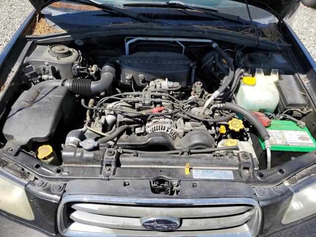JF1SG65654H766386 - 2004 SUBARU FORESTER 2.5XS Черный фото 11