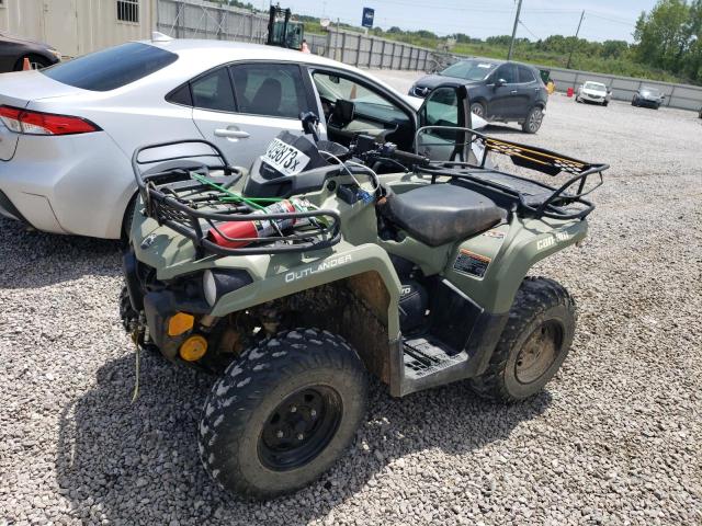 3JBLGAT43JJ001336 - 2018 CAN-AM OUTLANDER 570 GREEN photo 2