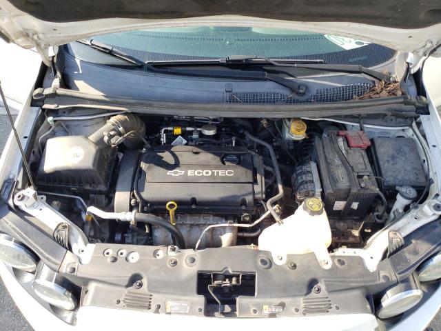 1G1JA5SHXE4109074 - 2014 CHEVROLET SONIC LS 白色 照片 11