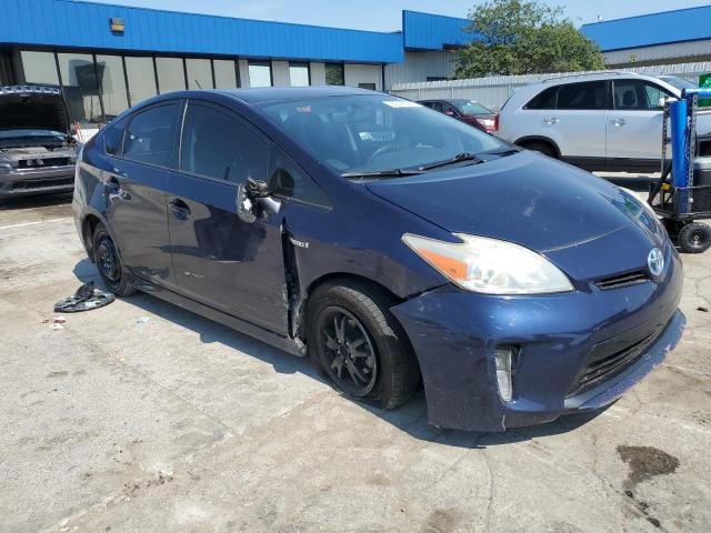 JTDKN3DU9D0340987 - 2013 TOYOTA PRIUS 蓝色 照片 4