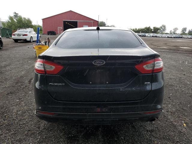 1FA6P0H76G5125997 - 2016 FORD FUSION SE BLACK photo 6