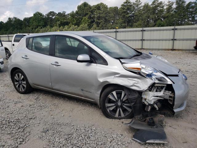 1N4AZ0CP3FC320333 - 2015 NISSAN LEAF S SILVER photo 4