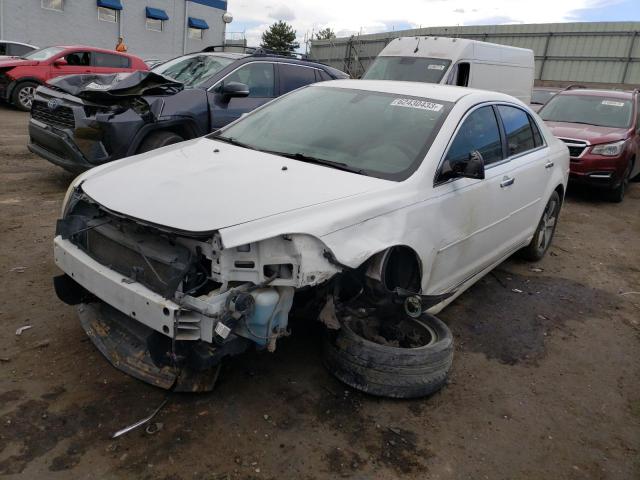 1G1ZC5EU6CF132018 - 2012 CHEVROLET MALIBU 1LT WHITE photo 1
