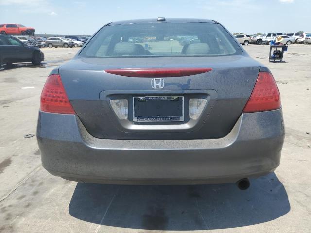 1HGCM56827A109951 - 2007 HONDA ACCORD EX GRAY photo 6