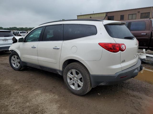 1GNKRJED9CJ100197 - 2012 CHEVROLET TRAVERSE LT 白色 照片 2