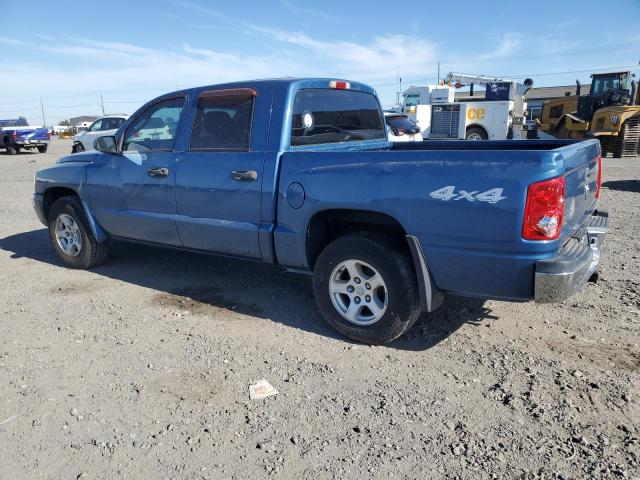 1D7HW48N75S310270 - 2005 DODGE DAKOTA QUAD SLT BLUE photo 2