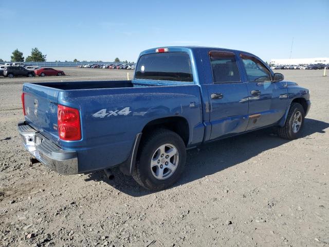 1D7HW48N75S310270 - 2005 DODGE DAKOTA QUAD SLT BLUE photo 3
