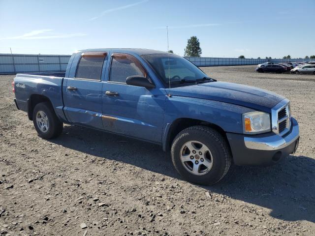 1D7HW48N75S310270 - 2005 DODGE DAKOTA QUAD SLT BLUE photo 4