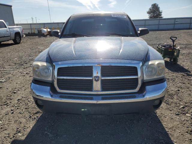 1D7HW48N75S310270 - 2005 DODGE DAKOTA QUAD SLT BLUE photo 5