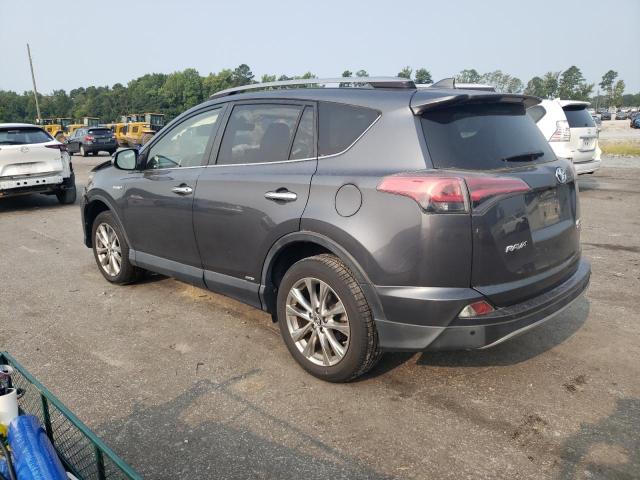 JTMDJREV2HD060969 - 2017 TOYOTA RAV4 HV LIMITED GRAY photo 2