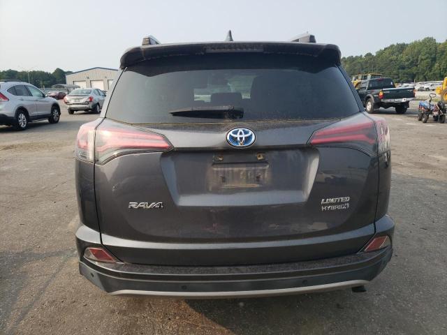 JTMDJREV2HD060969 - 2017 TOYOTA RAV4 HV LIMITED GRAY photo 6