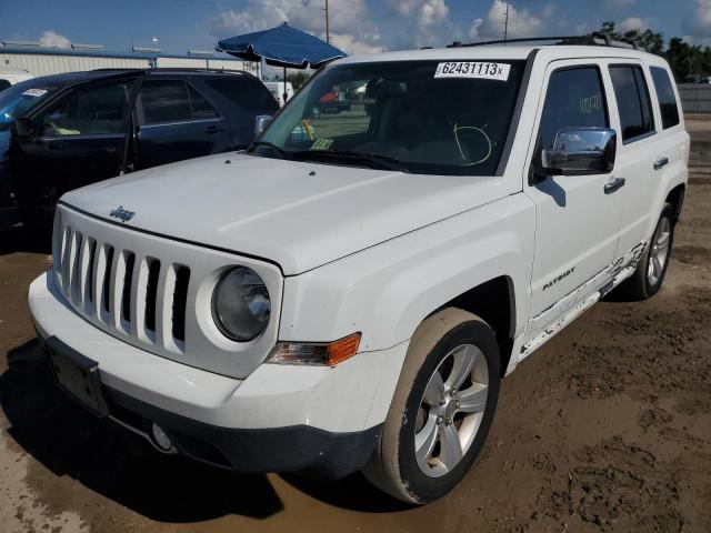 1C4NJPCB2ED856957 - 2014 JEEP PATRIOT LIMITED WHITE photo 1