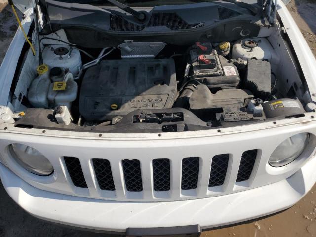 1C4NJPCB2ED856957 - 2014 JEEP PATRIOT LIMITED WHITE photo 11